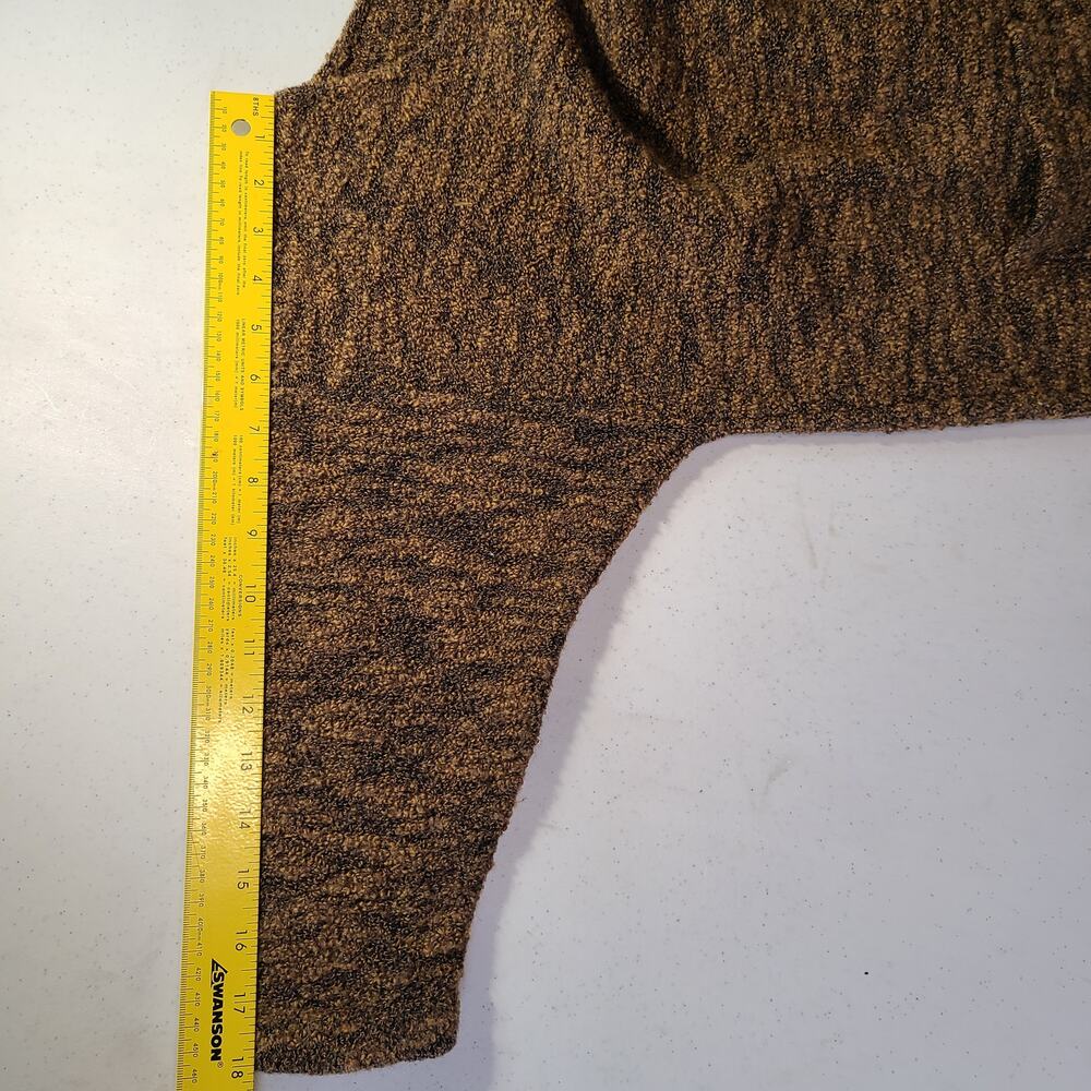 Vintage dia Boutique Brown Knit Sweater with Pockets Women's Oversize S USA 2597 - Picture 7 of 9